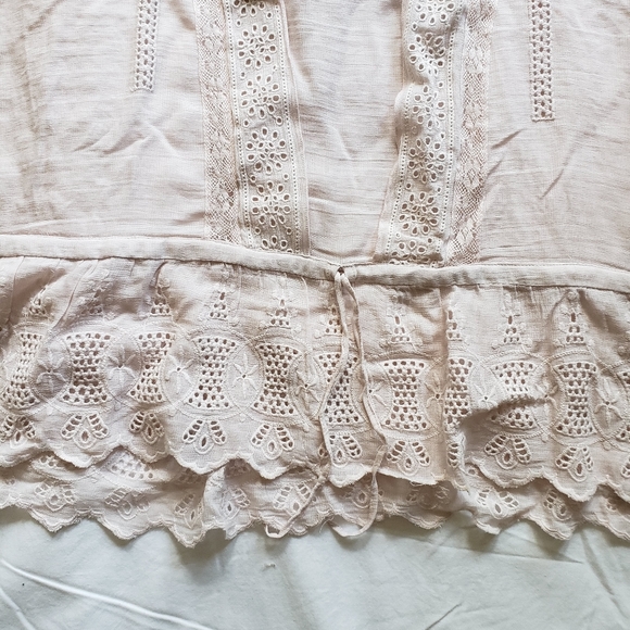 Women's Zara Pink Cotton Beach Cover, Size M - Picture 3 of 7